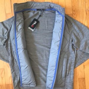 ralph lauren paneled stretch wool jacket